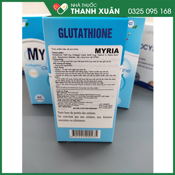 Viên uống Myria - Hỗ trợ chống oxy hóa